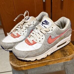 Nike air max 90 jacquard court purple, unique! mens 6.5/womens 8